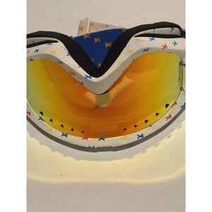 Anon Majestic Women's Ski Goggle White Frame Multi Colored Awareness Flags